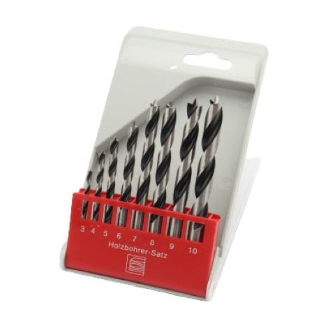 TrendLine Bohrer-Set für Holz 8-teilig Rundschaft (1/3)