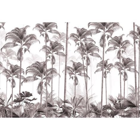 Papier peint panoramique - Forêt Tropicale - 130 cm x 88 cm (1/2)