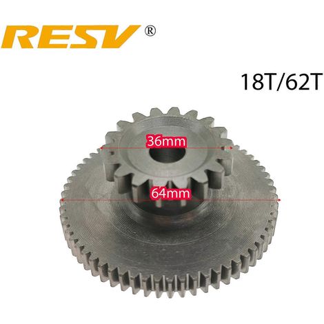 Adecuado para motor de arranque de motor HONDA CG125 CG200 CG250. Número de dientes: 18T, 16T, 17T, 49T, 60T, 62T (18T, 62T). (1/5)