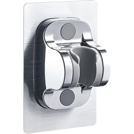Support pommeau de douche Angle Réglable 12cm Panneau Surdimensionné Adhésif Fort (1/5)