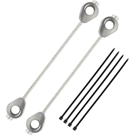 746-0970 946-0970 Cable de levage de pont pour tondeuses MTD Cub Cadet RZT22 RZT17 RZT42 RZT50 (2 pièces) (1/5)