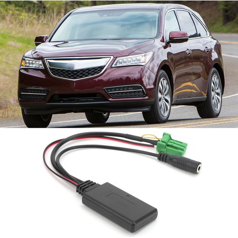 Câble audio AUX pour voiture avec adaptateur microphone Bluetooth 5.0, 12 broches, pour Honda Acura (n° 14) (1/5)