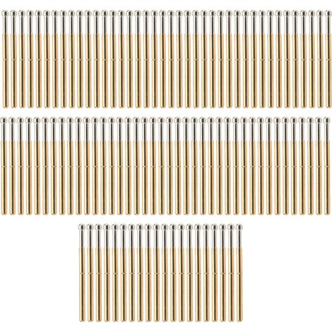 Lot de 100 pointes de test à grosse tête ronde type P125-D, composant électronique Pogo Pin pour test de circuit (1/5)