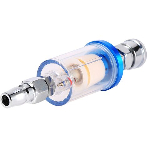 Pistolet de peinture avec filtre à air, séparateur d'eau et d'humidité, raccords mâle et femelle Ada, transparent (1/5)