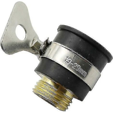 Adaptateur universel en cuivre pour robinet avec filetage mâle 1/2" pour diamètre 15-20 mm (raccordement robinet et irrigation)