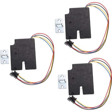 Lot de 3 verrous électromagnétiques à vis pour armoires (1/5)