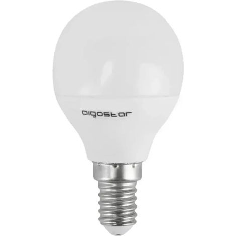 Lampadina Led E14 G45 a sfera 6W Bianco freddo 6400K Aigostar (1/5)