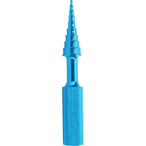 Jeu de 4 extracteurs en alliage d'aluminium bleu pour démontage de porte-fusée de roulement sur voiture RC (1/5)