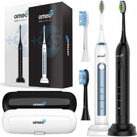 2x OMEO +365 Classic Schallzahnbürsten-Set für Paare
