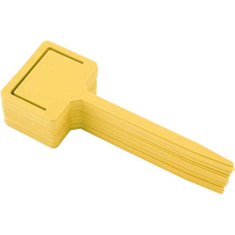 Etiquettes De Jardinage En Pvc - 20 Pièces - Étiquettes Plantes Et Semences Imperméables - Pour Supports De Culture Et Pots - Blanc (1/5)