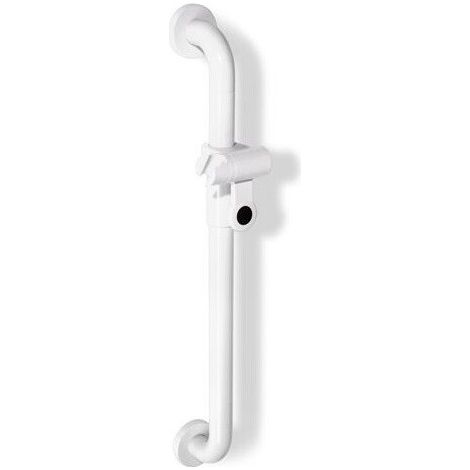 Barra de ducha SERIE 477 90mm tief d : 33mm Dimensión axial 600mm blanco puro