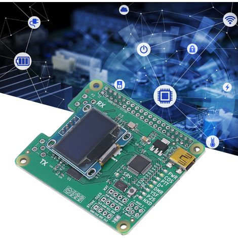 Module hotspot MMDVM HS double condensateur duplex intégral + écran OLED + antenne UHF compatible P25/DMR/YSF/NXDN (1/5)