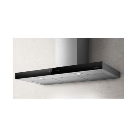 Elica – Hotte décorative murale aspirante inox 90 cm – Débit d'air 581 m³/h – Écran tactile 3 vitesses + mode boost – Classe énergétique B