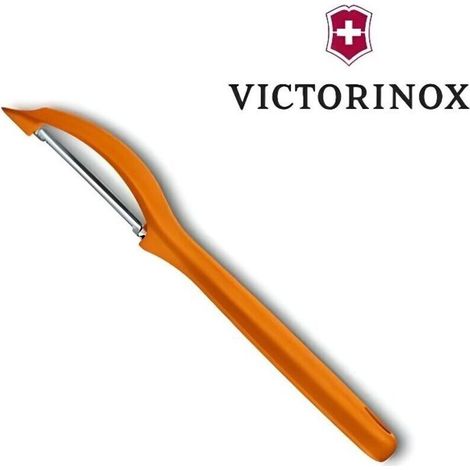 (Orange)Eplucheur Fruits et Legumes Victorinox Orange (1/2)