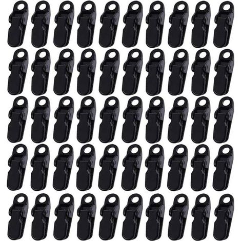 Pinces pour bâches Pinces coupe-vent pour auvent Boutons-pression en plastique Pinces crocodiles en plastique Pince crocodile en (1/5)