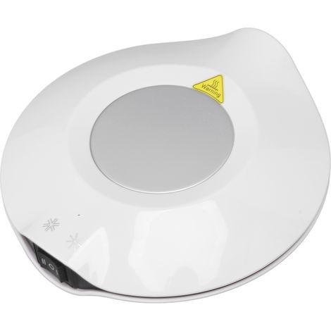 Chauffe-tasse à température constante, chauffe-tasse USB blanc pour tasse à café, thé au lait et autres boissons chaudes.