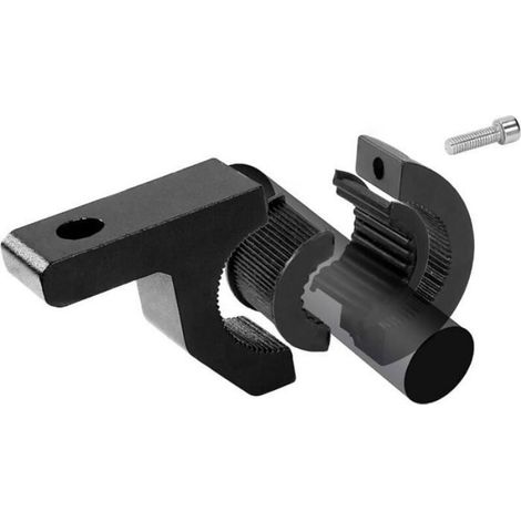 Support Lampe Universel 19-32mm, Pince Réglable pour Moto Camion Bateau, Lot 4 Pièces (1/4)