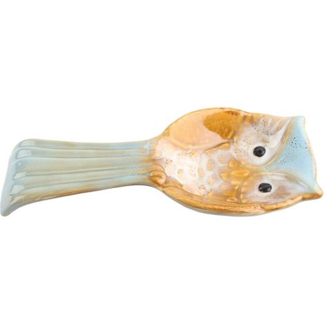 Ceramic Artistic Owl Spoon Holder For Kitchen Home Decoration (1/5)