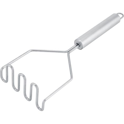 Kartoffelpresse aus Edelstahl mit Griff, Gemüse- und Kartoffelpresse, praktisches und robustes Küchenwerkzeug (1/4)