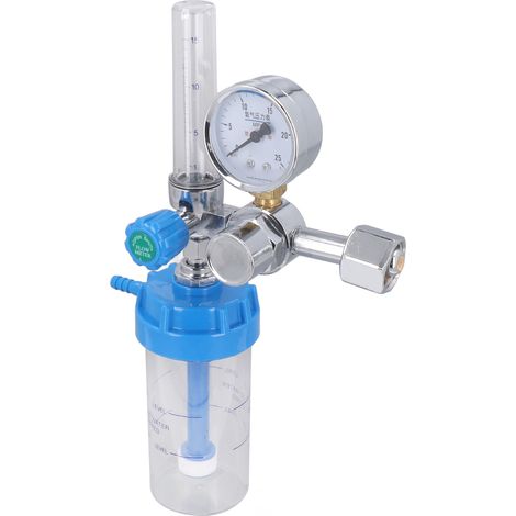 Régulateur de pression d'oxygène Y008, inhalateur à débitmètre avec absorbeur et vis d'entrée BSP 5/8 pouce