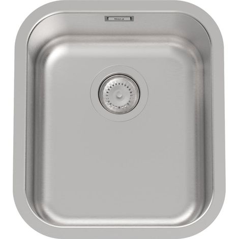 Evier inox 1 bac PORTO - ROCA Dimensions : 390x450x180 mm