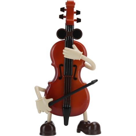 Mechanische Spieluhr mit oszillierendem Cellisten, Geburtstags- oder Weihnachtsgeschenk für Kinder (1/5)