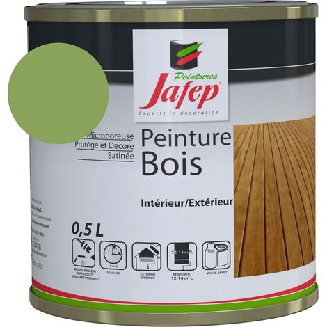 Peinture bois vert savane 0,5l Jafep 0,5 L 0,5 L