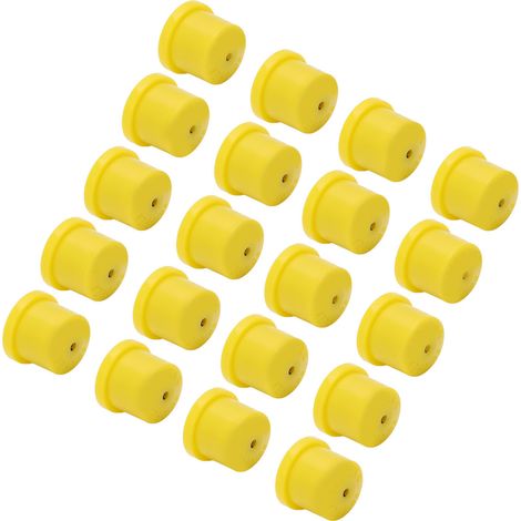 Lot de 20 buses de pulvérisation coniques creuses KZ80 pour drone, pulvérisation par atomisation pour l'agriculture et l'extérieur, jaune (1/5)