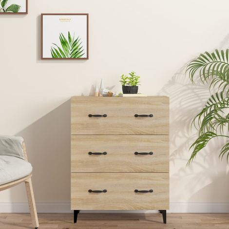vidaXL Credenza Rovere Sonoma 69,5x34x90 cm in Legno Multistrato (1/5)