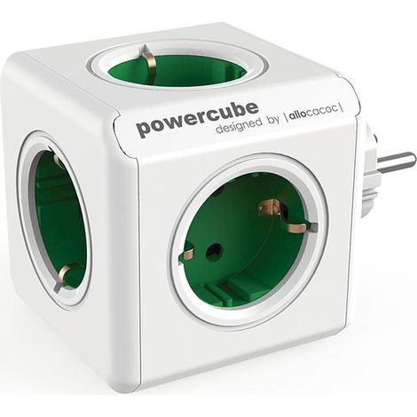Allocacoc 1100 Power Cube Original, 16 W, verde, standard