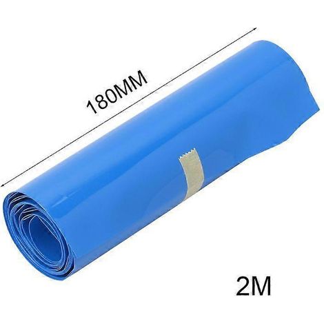 Gaine thermorétractable PVC pour batterie 18650 - Manchon de protection 180mm (1/4)