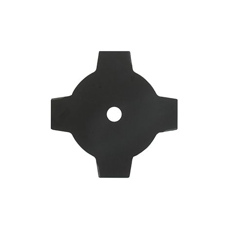 Gamme Professionnelle - Lame 4 Dents Pleine Adaptable Pour Débroussailleuse - Coupe De 230mm, Alésage: 25,4mm, épaisseur: 1,4mm.
