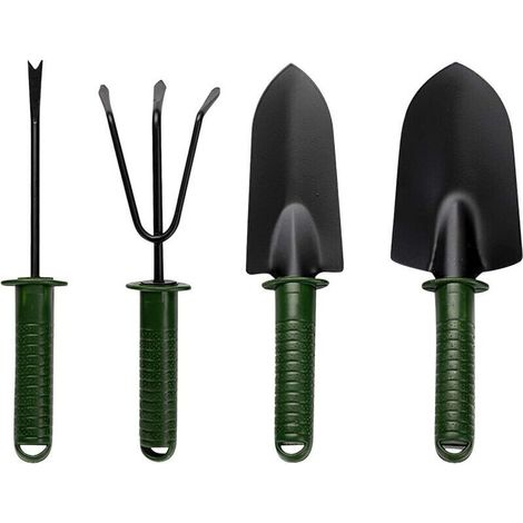 Attrezzi da giardinaggio in miniatura, attrezzi da giardino con paletta, diserbante, rastrello, set di attrezzi per piante grasse, mini kit di attrezzi da giardino per piante in vaso (1/4)