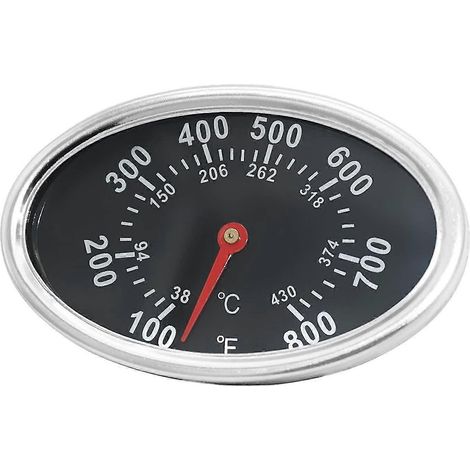 Thermomètre de four 7,4 cm 01t10 pour Brinkmann, Dyna-glo, Kenmore, Grill Master, fumoir, en acier inoxydable, pour barbecue à gaz. (1/2)