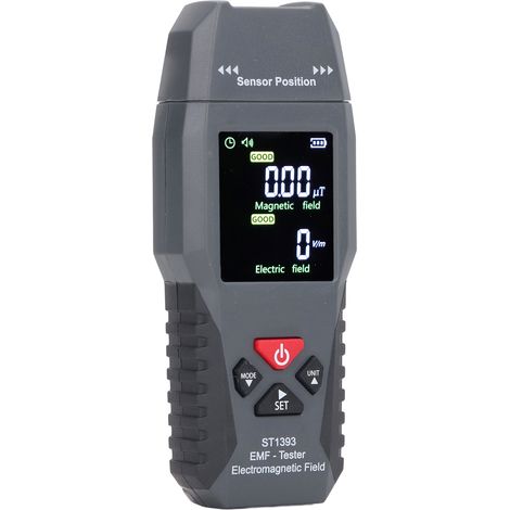 Tragbares EMF-Messgerät, EMF-Strahlungsdetektor mit digitalem LCD-Display, tragbar, für die EMF-Prüfung zu Hause und im Freien (1/5)