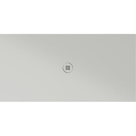 Receveur de douche rectangulaire en céramique 160x80x2cm, cenere mat