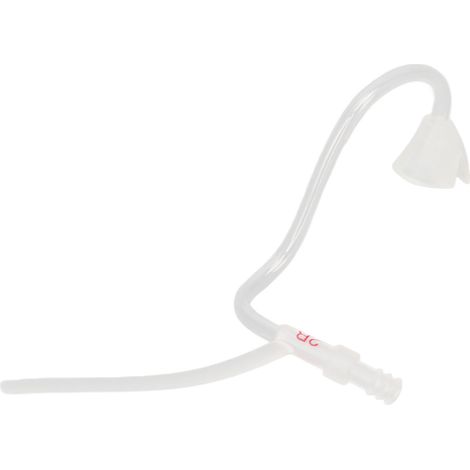 Lot de 10 tubes acoustiques pour appareils auditifs, amplificateurs sonores compacts en plastique, tubes de rechange fins pour l'oreille droite (2BR). (1/5)