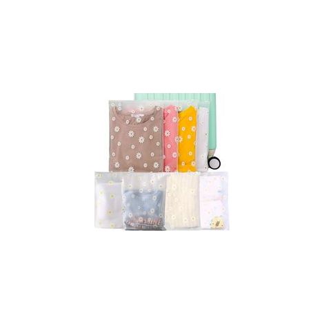 20 Pièces Sac Zipper Voyage Pochette Étanche Transparent Sac de Rangement Voyage Vetement Plastique Sacs Vêtements Seal Pochette pour Costume,