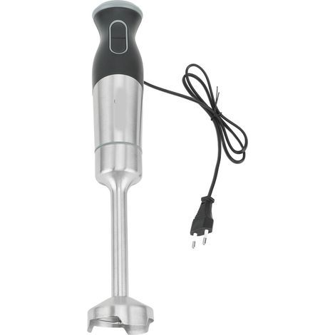 Mini-Stabmixer mit Kabel, Edelstahlklingen, variabler Leistungsstufe, für Obst, Babynahrung und Suppen, 500 W, 220-V-EU-Stecker
