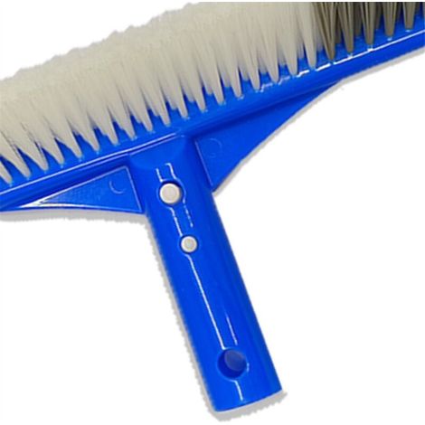 Tête de brosse de piscine, brosses de piscine pour nettoyer les parois, brosse à récurer haute efficacité à extrémités incurvées, poils (1/4)