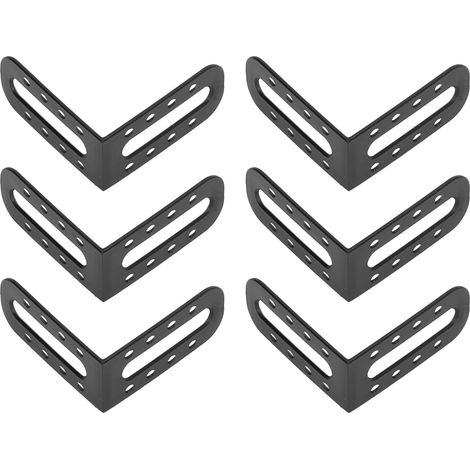 Lot de 100 équerres d'angle pour carrelage, outil professionnel de nivellement d'angle avec espaceur, compatible avec cales de nivellement pour carreaux. (1/5)