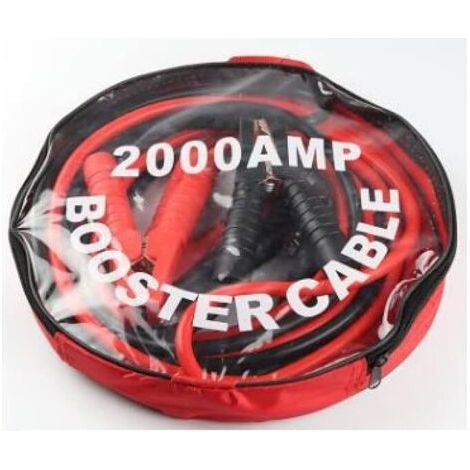 Câbles de démarrage Voiture 2 Mètres des 2 Cables avec Sac de Rangement fourni (2000A) (1/4)