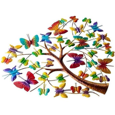Décoration d'arbre de vie artisanale : œuvres d'art complexes pour une chambre à coucher chic et élégante (1/3)