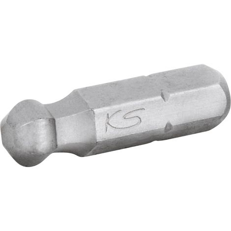 KS Tools 1/4" CLASSIC Bit Innensechskant, 25mm, Kugelkopf, 3/32" (1/2)