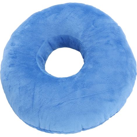 Oreiller avec trou pour les oreilles, oreiller pour dormir sur le côté, oreiller avec trou pour les oreilles, bouchons d'oreilles et écouteurs, oreiller de sommeil en forme de donut (1/5)