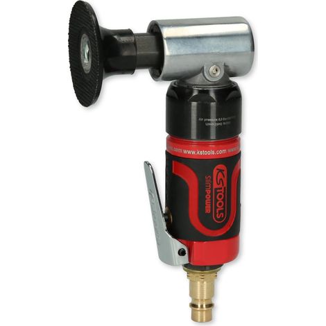 KS Tools 515.5580 Mini-levigatrice pneumatica per Dischi grandi SlimPOWER, 19000 giri/min (1/5)