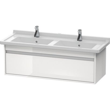 Duravit Ketho Vanity mobile da parete 6666, 1 cassetto, 1200mm, per Starck 3, Colore (anteriore/corpo): Terra Opaco - KT666601414