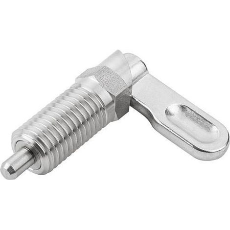 KIPP Sperrriegel mit Anschlag links Ø 8mm M12 Form A Griff unbeschichtet ohne Mutter (1/3)