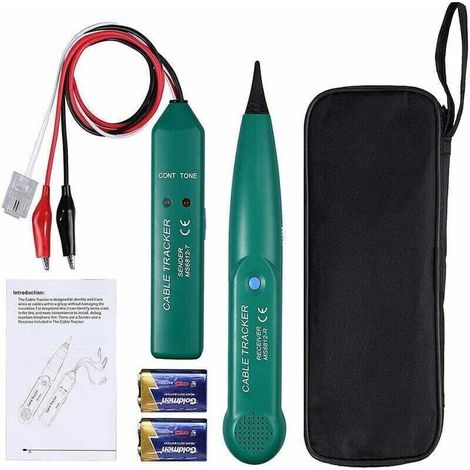 Testeur de fil multifonctionnel, détecteur de cable,MS6812 detecteur cable robot tondeuse,Testeur de ligne de cable réseau de cable réseau LAN,détecteur coupure fil robot tondeuse.. (1/4)
