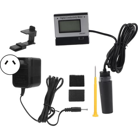 Moniteur EC‑1383B de conductivité en ligne, écran LED, pour laboratoire, aquariums et aquaculture, prise AU 240V (1/5)